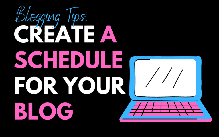 How To Create A Schedule For Your Blog Content