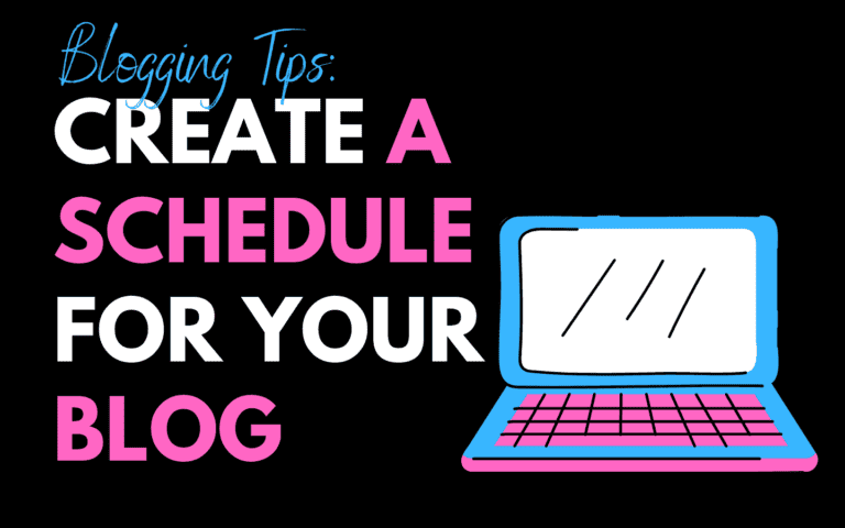Blogging Tip: Create A Schedule For Your Blog Posts