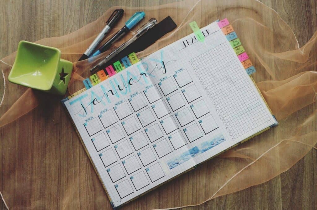 Blogging Tip: Our Calendar