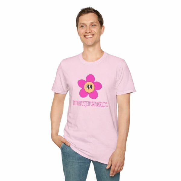 Mompreneur Tee | Be Mighty Mom Community Shirt | Unisex Softstyle T-Shirt - Image 67