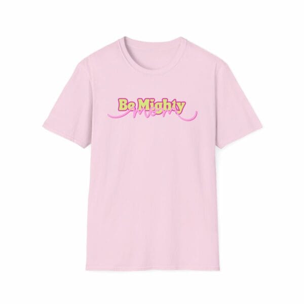 "Be Mighty Mom" Official Community Tee Unisex Softstyle T-Shirt - Image 73