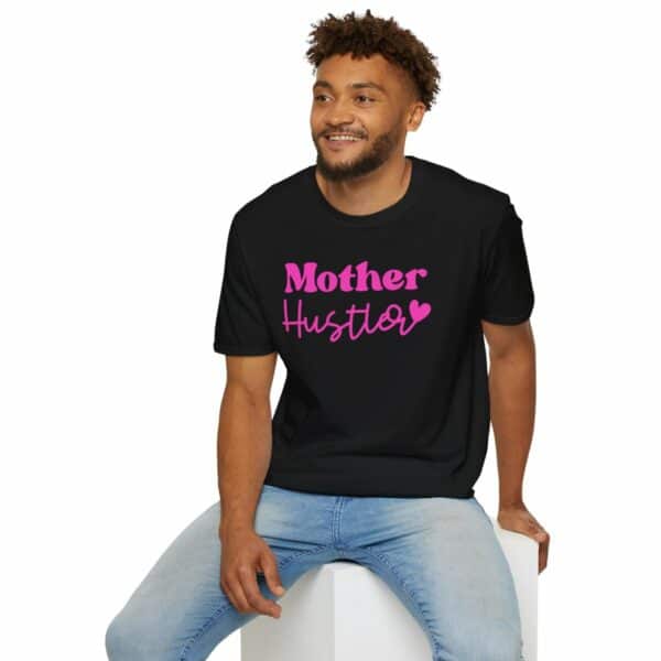 Mother Hustler Tee | Be Mighty Mom Community Shirt | Unisex Softstyle T-Shirt - Image 24