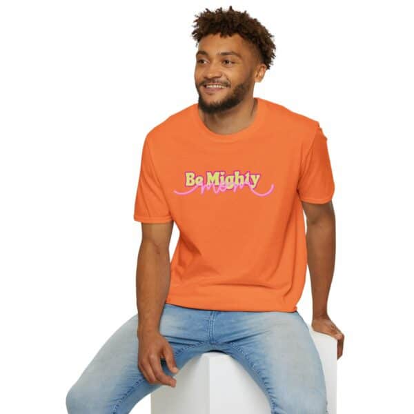 "Be Mighty Mom" Official Community Tee Unisex Softstyle T-Shirt - Image 36