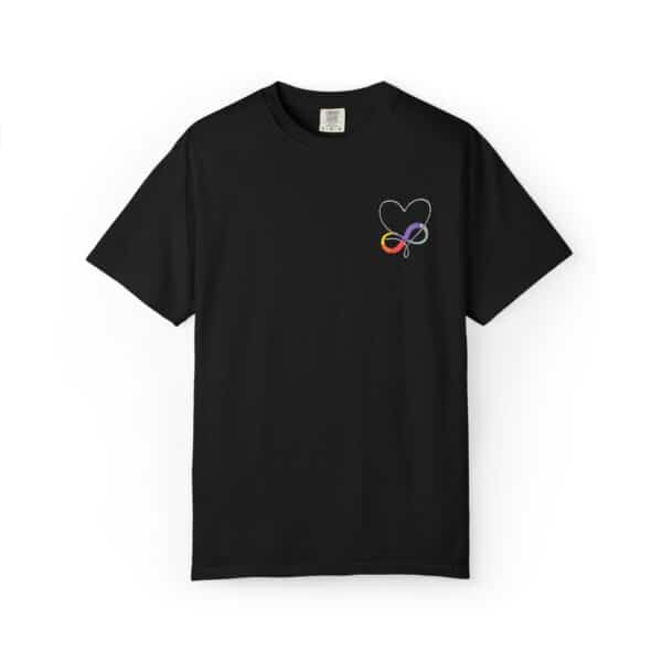 Colorful Infinity Heart T-Shirt | Unisex Tee for Everyday Wear, Gifts, Pride Events, Casual Outings, Birthdays, Summer Fun - Image 4