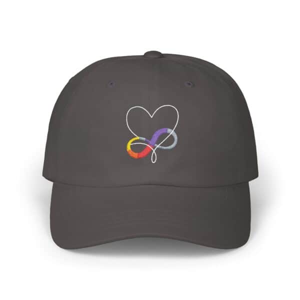 Classic Heart Infinity Dad Cap, Casual Father's Day Gift, Adjustable Hat, Dad's Fashion, Summer Accessories, Unisex Headwear - Image 3