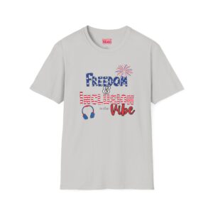 Freedom & Inclusion Vibe Unisex T-Shirt for Celebrations, Patriotic Events, Summer BBQs, Family Gatherings, and Festivals