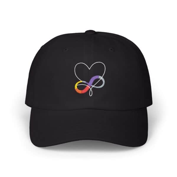 Classic Heart Infinity Dad Cap, Casual Father's Day Gift, Adjustable Hat, Dad's Fashion, Summer Accessories, Unisex Headwear - Image 2
