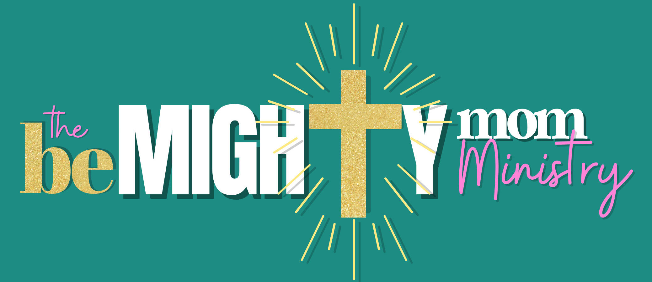 Teal Ministry Website Header with GOLD