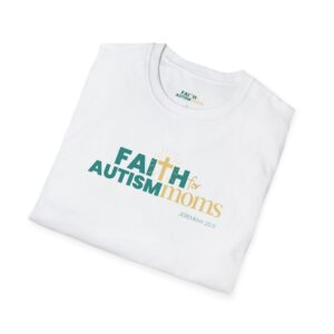 Faith Autism Moms Logo Shirt | Christian Support for Autism Moms